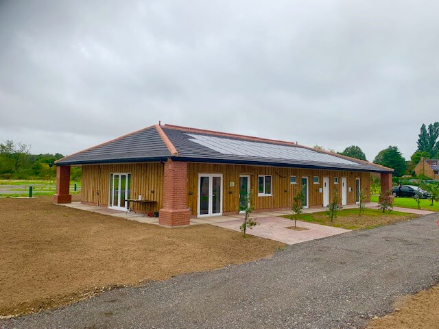 Amenities building at Flaxton Meadows